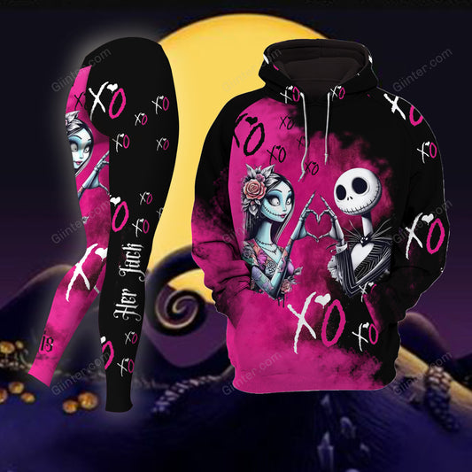 Her Jack & His Sally - Personalized Combo Hoodie And Leggings