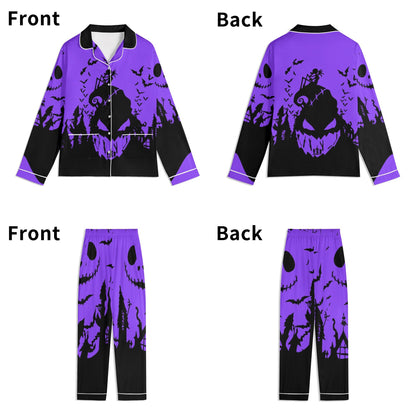 Unisex Long Sleeve Adult Nightwear Pajama Set