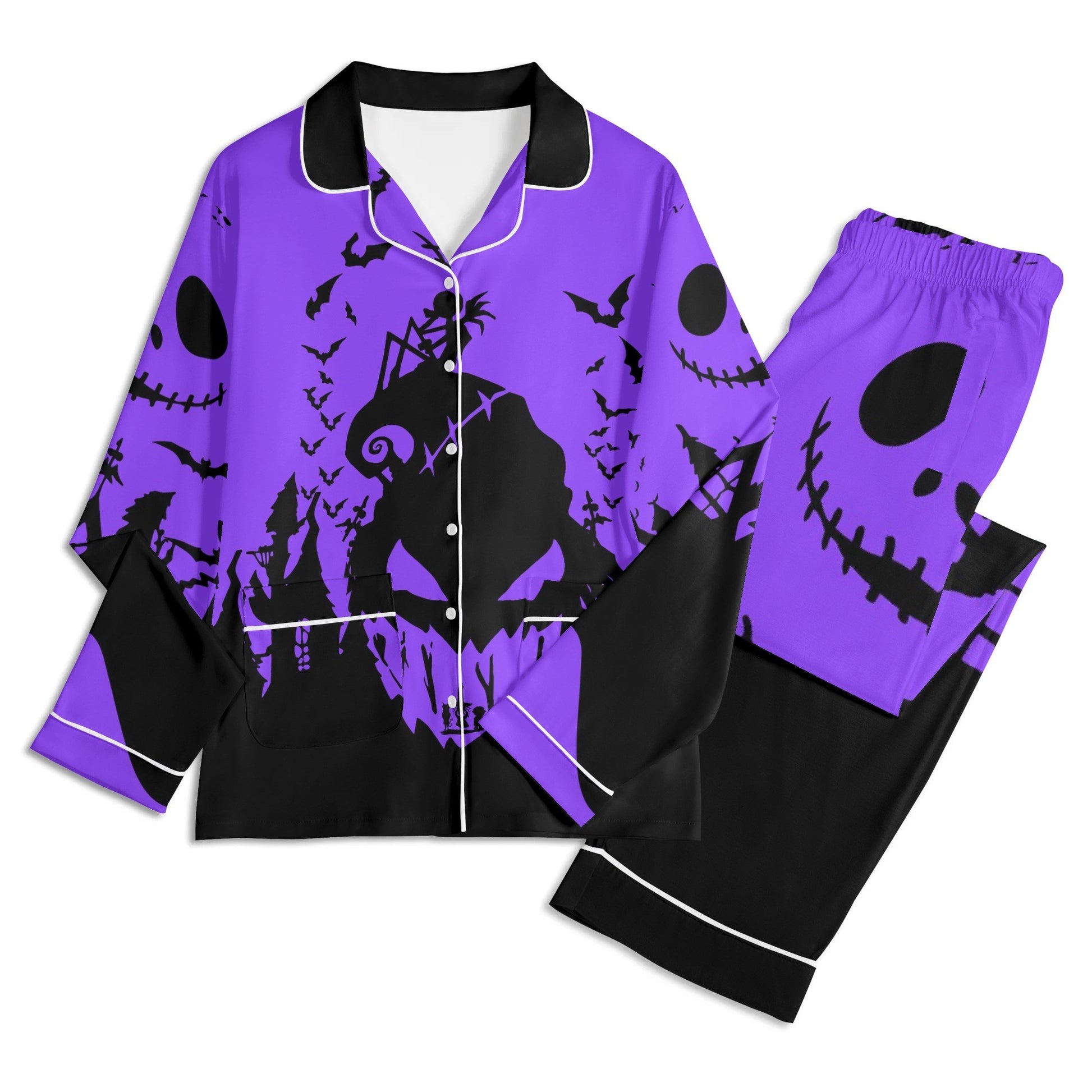 Unisex Long Sleeve Adult Nightwear Pajama Set