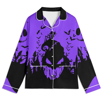 Unisex Long Sleeve Adult Nightwear Pajama Set