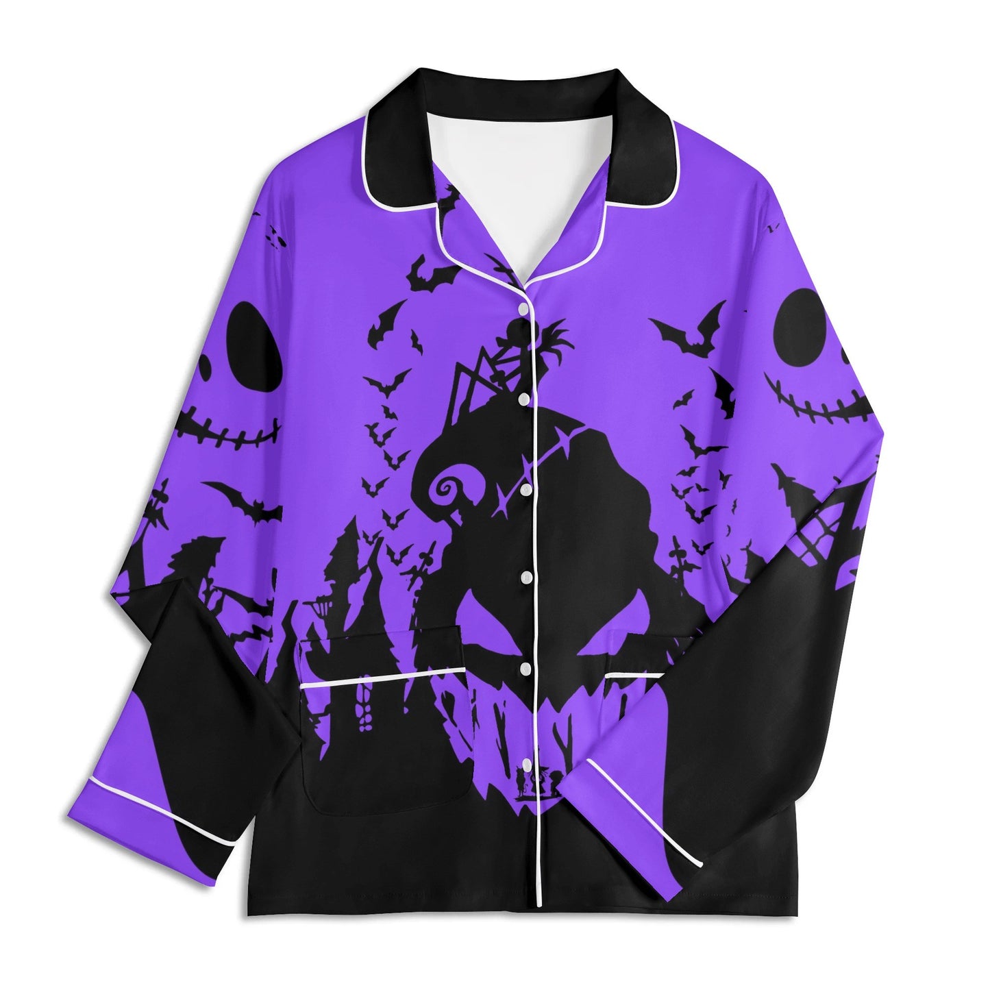 Unisex Long Sleeve Adult Nightwear Pajama Set