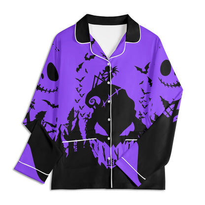 Unisex Long Sleeve Adult Nightwear Pajama Set